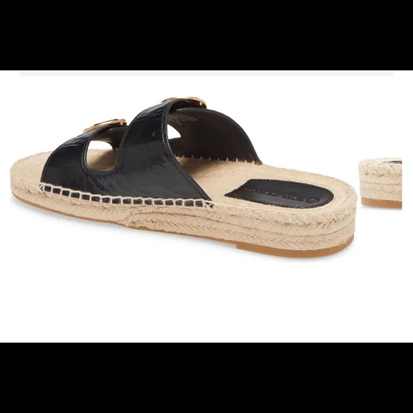 Tory Burch Selby Two-Band Espadrilles Slides 8.5 - Picture 4 of 10